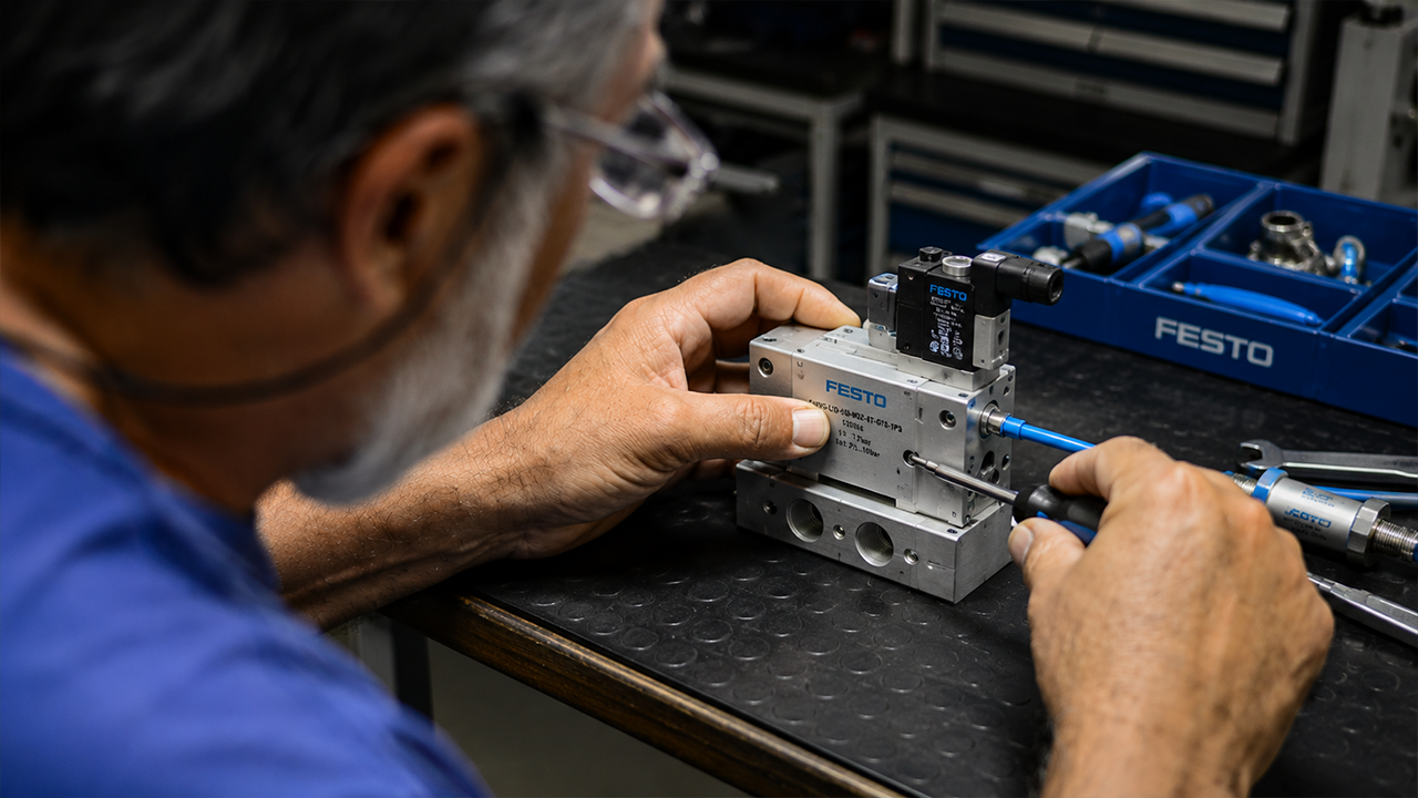O Perigo da Obsolescência Oculta: Reparar ou Substituir Peças FESTO Descontinuadas?
