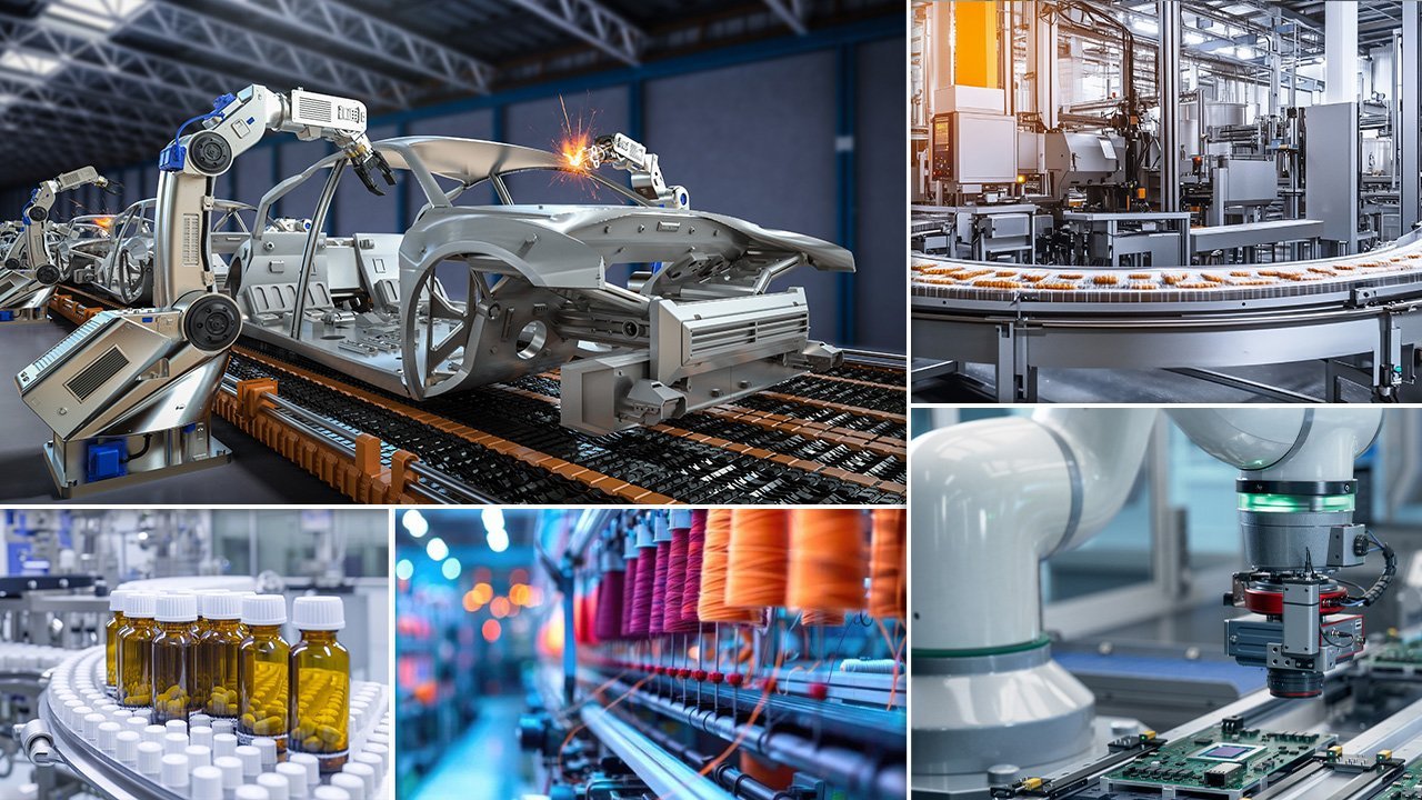 Setores industriais que se beneficiam da automação elétrica