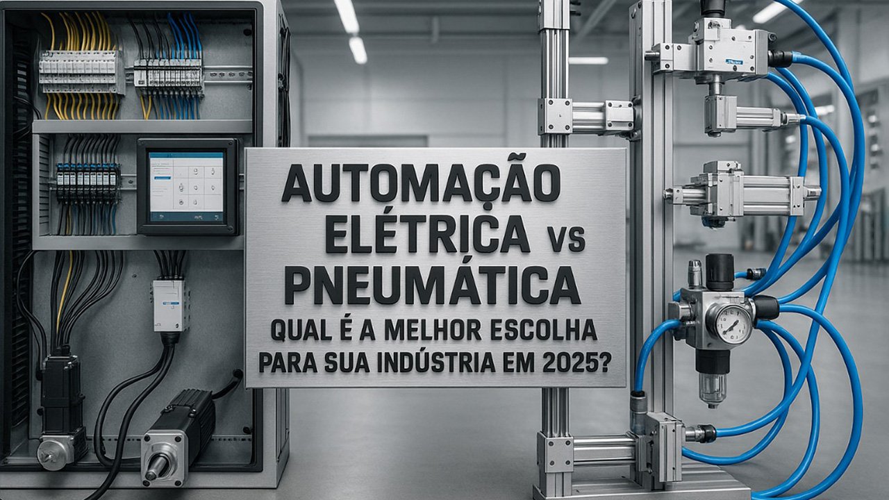 Automação Elétrica vs Pneumática: Como escolher?
